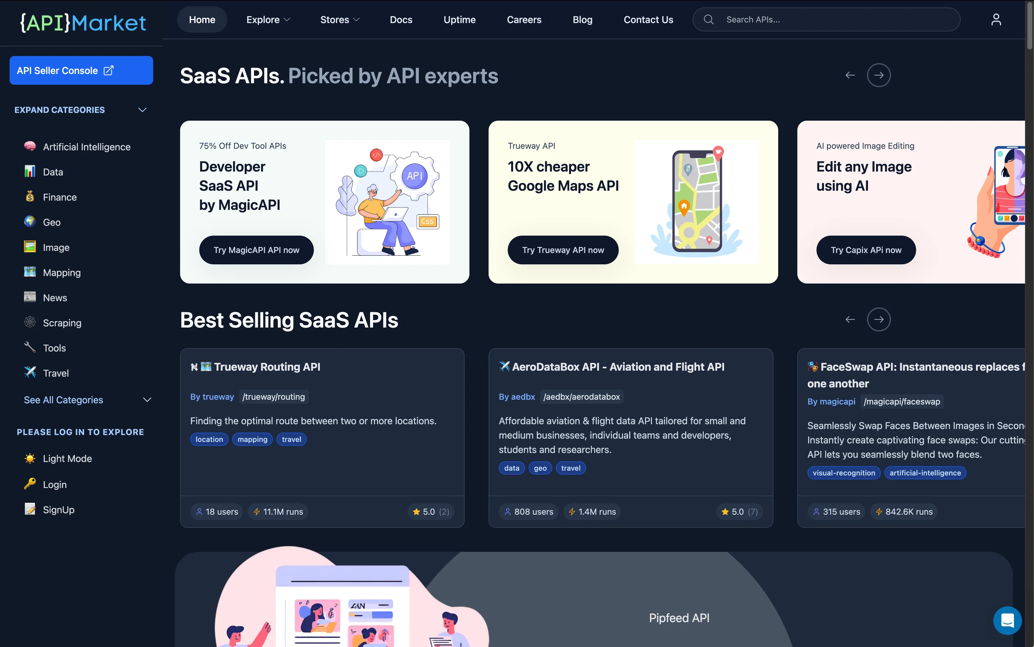 API.market Website